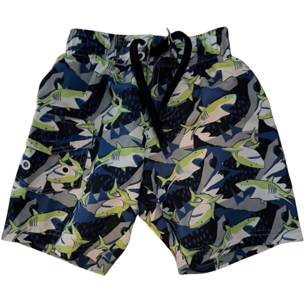 Mish boys shark swim trunk size 3 excellent condition